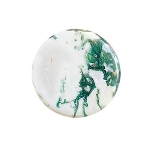 Ornement en tranche ronde d'agate mousse drusée, artisanat en pierres précieuses de guérison, vente en gros pour la décoration - Product Image 5