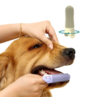 Cepillo de Dientes de Goma Suave de 360 Grados NCIPET, Cepillo para Limpieza Bucal de Mascotas