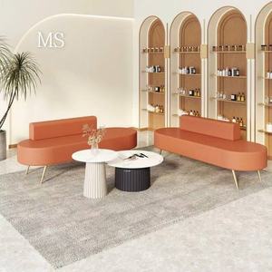 Salon de coiffure, canapé, salon de barbier, canapé, chaise d'attente, salon de coiffure pour célébrités d'Internet, chaise d'attente longue - Product Image 1