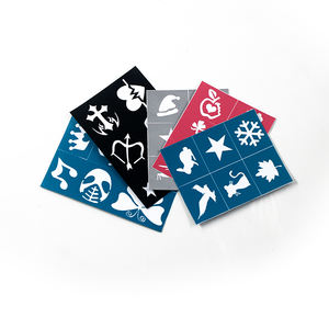 Nuovo disegno temporaneo del tatuaggio di adesivi metallici <span class=keywords><strong>oro</strong></span> e argento alla moda - Product Image 2