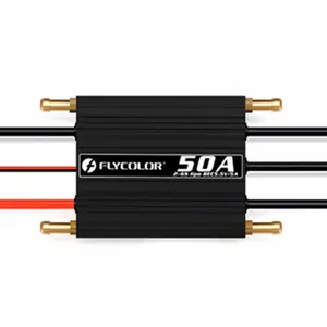 Flycolor 50A 2-6S Met 5.5V/5A Bec Waterproof Brushless Esc Voor Rc Boot