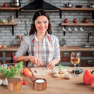 Cross-border wooden <b>spice</b> <b>jars</b>, <b>spice</b> boxes, kitchen tools, wooden storage boxes, condiment storage containers, wooden salt - Product Image 2