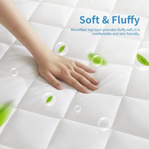 Coprimaterasso Lavabile di Lusso per Tutte le Stagioni, Misura Queen 60'' X 80'', Impermeabile, Riutilizzabile, Alta Assorbenza, <span class=keywords><strong>Protezione</strong></span> per Incontinenza - Product Image 2