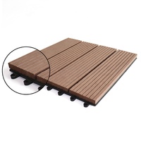 Panneaux de terrasse en bois WPC multicolores pour l'intérieur et l'extérieur Carreaux de terrasse en bois WPC