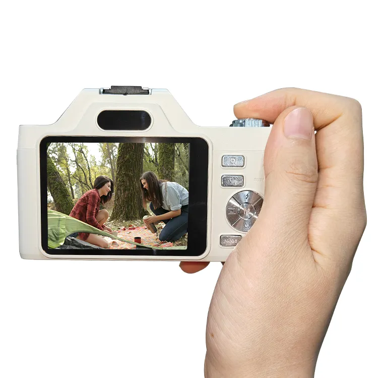 Nieuw Product Mode Retro Recorder Handheld Knop 4K Digitale Zoom Camera Video Voor Vloggen
