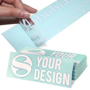 Tùy Chỉnh Không Thấm Nước Kính Chắn Gió Phản Quang Radium Cắt Logo UV Chống Cửa Sổ Vinyl Chữ Chuyển Xe Decal Dán - Product Image 2