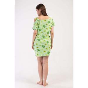 KADIN LYC SUPREM KAYIK YAKA DUSUK TEK OMUZLU CEPLI TUNIK - สีเขียวเซลาดอง - สีเขียวเซลาดอง - Product Image 3