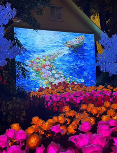 Elegantes Luces Decorativas LED de Rosas para Navidad, Resistentes al Agua IP65, para Jardines y Caminos, con Luz Cálida para Exteriores - Product Image 1