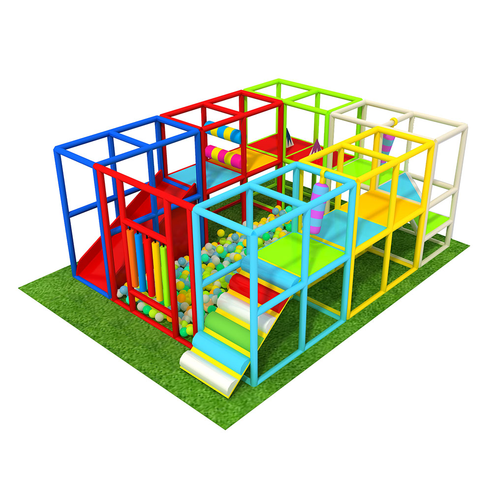 Vendita calda mobile affitto usato mini morbido area giochi per bambini scivolo giochi per bambini piccolo attrezzature parco giochi al coperto con piscina di palline