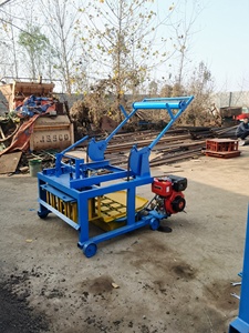 Mesin Pembuat Bata Telur Semen Kaidong QTM4-40 Mesin Pembuat Blok Semen Mesin Pencetak Bata - Product Image 4