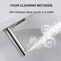 Inodoros Inteligente Bidet de toilette électrique à distance avec chasse d'eau automatique Cuvette de toilette intelligente monobloc