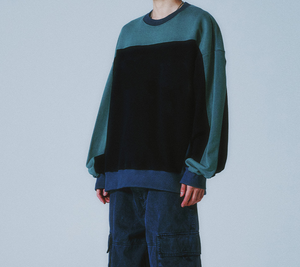 เสื้อสเวตเตอร์คอกลมแขนยาวแบบลำลองแนวสตรีทเสื้อใส่ได้ทั้งหญิงและชาย - Product Image 1