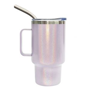 Vasos de Acero Inoxidable de Doble Pared con Brillo Holográfico para Sublimación, Vasos Mini de 3 oz - Product Image 3