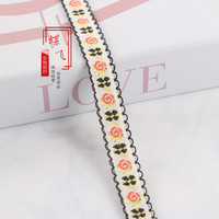 Ruban Jacquard Lollipop de 1,8 cm, accessoires en dentelle pour vêtements, rideaux, décorations, chapeaux, textiles de maison