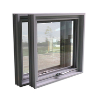 Tiantech — auvent manuel de Villa Double glaçage, fenêtre en aluminium avec écran, pour la maison