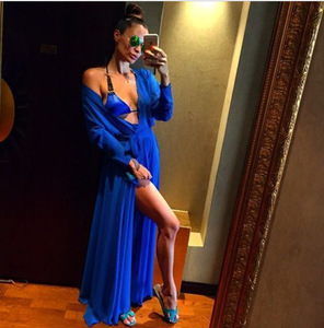 Robe en mousseline <span class=keywords><strong>de</strong></span> soie couleur bonbon pour les sorties à la <span class=keywords><strong>plage</strong></span>, paréos pour femmes, <span class=keywords><strong>tunique</strong></span> <span class=keywords><strong>de</strong></span> <span class=keywords><strong>plage</strong></span>, sarong, maillot <span class=keywords><strong>de</strong></span> bain Q5354 - Product Image 5