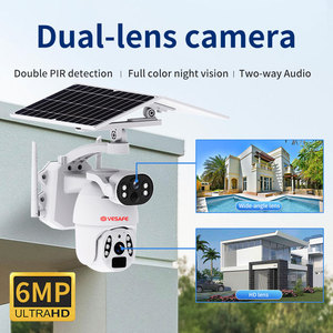 VESAFE Cámara CCTV PTZ Exterior Impermeable de Doble Lente 6MP con Visión Nocturna, Energía Solar, Wifi y Batería de Iones de Litio, Nueva Zelanda - Product Image 3