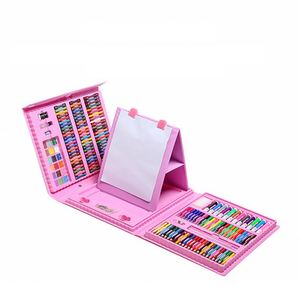 Özel kırtasiye 208 adet çizim oyuncaklar toptan süper Mega sanat seti su renk kalemler kişiselleştirilmiş sanat kalem seti çocuklar için - Product Image 2