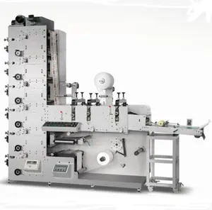 6 Colors Paper print Flexo Printing Machine With Rotary Die Cutting