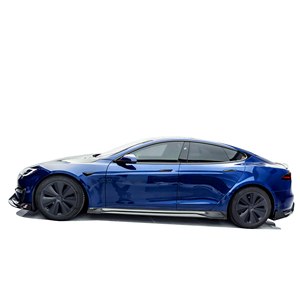 Kit de carrosserie pour tesla Model S <span class=keywords><strong>Plaid</strong></span> Dry Carbon Material Diffuseur de lèvre avant Canards Jupes latérales Spoiler pour tesla Model S Body Kit - Product Image 5
