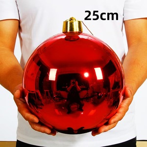 Palline di Natale in Plastica di Alta Qualità 12cm 60cm, Stampa UV Ecologica, 6 Colori, Direttamente dalla Fabbrica per lo Shopping - Product Image 3