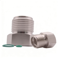 Conector Macho NPT de 1/2'' Duradero de Acero Inoxidable, Ligero, de Forma Igualada, Forjado para Uso Sanitario, OEM Personalizable, Técnicas de Fundición