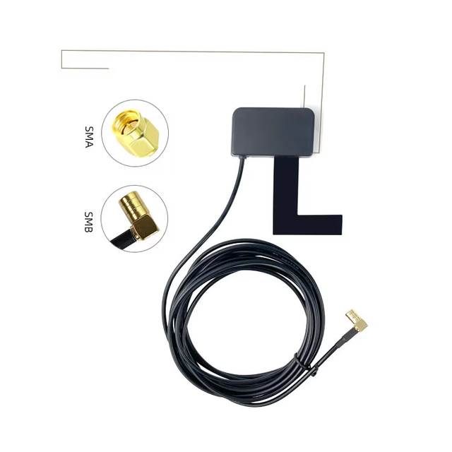 Universal Kontec Car DAB Digital Radio Adapter Antenna 15dB Gain Android Car Radio Stereo LCD Display AUX Interface USB FM