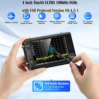 New Original Handheld TinySA ULTRA Spectrum Analyzer 4 Inch Display 800Mhz With 32GB SD Card RF Generator Spectrum Analyzer