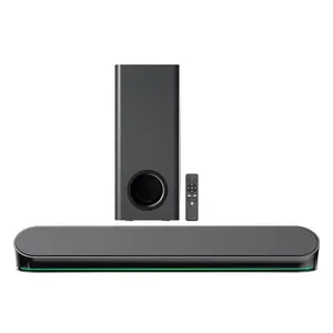 2.1 kanal mini soundbar kabellos tv lautsprecher soundbar mit subwoofer für heimkino system