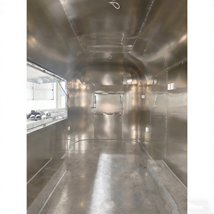 Remolque de Comida Móvil Multifuncional de Aluminio con Estación de Dulces, Construcción de Acero Inoxidable, Uso en Exteriores - Product Image 6