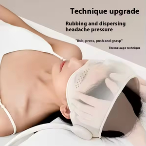 <span class=keywords><strong>Head</strong></span> & Eye Massager Da đầu căng thẳng thư giãn Migraine Mũ 6 khu massage Căng Thẳng Đau Đầu massager với 3 chế độ sưởi ấm - Product Image 2