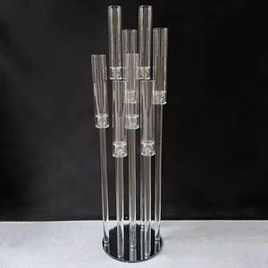 MH-TZ0728 9 Armpilaren Kristallen Kandelaar Bruiloft <span class=keywords><strong>Centerpieces</strong></span> Kristallen Kandelaars - Product Image 4