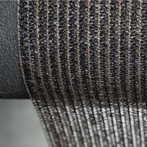 2025 bán chạy nhất cà phê màu HDPE hai mặt nhựa thương mại dù để che nắng Net giải phóng mặt bằng Bán Bóng râm đôi cánh buồm lưới - Product Image 4