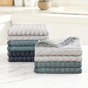 Microfiber Woven Towel 300gsm Square Quick-Dry Soft Absorbent Edgeless Lint-Free Multipurpose Lightweight Reusable <b>Cloths</b> - Product Image 1