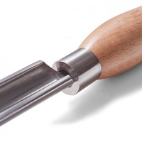 PHUKIMLONG Outils de tour à bois 1-9/16 "Gouge d'ébauche de broche Outil de tournage de tour à bois M2 Cryo HSS