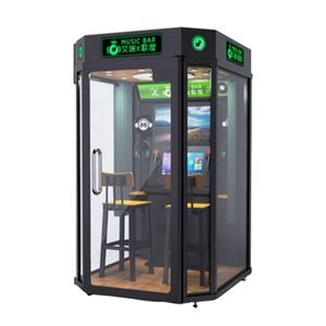Máquina de Karaoke Electrónica Operada con Monedas, Jukebox Móvil KTV con Soporte en Inglés, Material ABS, 1 Año de Garantía, Venta al Por Mayor - Product Image 6
