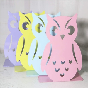 Tùy chỉnh Owl bookends Non-Skid dễ thương kết thúc cuốn sách nghệ thuật kết thúc cho nhà Kệ trường văn phòng - Product Image 6