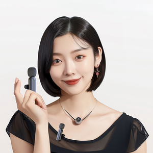 SX26 three in one multifunctional <b>wireless</b> lavalier microphone 4-micron version compatible with multiple mobile phones, <b>cameras</b>, - Product Image 4