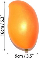 Squishy Géant Mangue Dorée à Remontée Lente Parfumé Fruité Anti-stress Amusant pour les 14 ans et plus Cadeau Saint-Valentin 2025