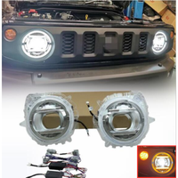 PC phare abat-jour LED réflecteur bol LED couvercle pour suzuki Jimny JB64/JB74 2018 +