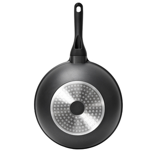 PTFE negro 2 capas revestimiento antiadherente <span class=keywords><strong>Wok</strong></span> Die Cast aluminio utensilios de cocina, interior al aire libre RV <span class=keywords><strong>Camping</strong></span> uso, Gas y seguridad de inducción - Product Image 5