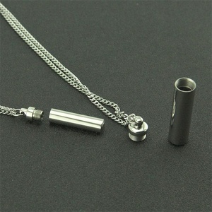 Cadena cubana de plata de Hip hop, colgante de botella de <span class=keywords><strong>perfume</strong></span> de acero inoxidable, colgante - Product Image 5