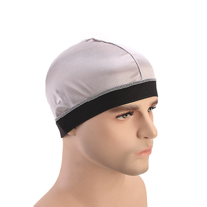 Syh44 Satin Silky Wide Band Stretchy Perruque <span class=keywords><strong>Cap</strong></span> Silky <span class=keywords><strong>Wave</strong></span> Hommes Durag Match Spandex Dome <span class=keywords><strong>Cap</strong></span> <span class=keywords><strong>Wave</strong></span> <span class=keywords><strong>Cap</strong></span> - Product Image 4