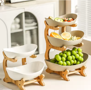 Frutero de Bambú de Tres Niveles - Product Image 1