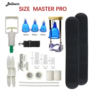 Size Master pro stretcher penis vacuum erection cock enlarge strecture enhancement pump enlargement sex toy
