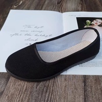 Chaussures de marche plates unisexes légères à enfiler, bout rond, couleur unie, respirantes, pour la marche décontractée et les courts séjours en plein air