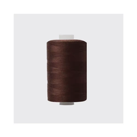 Benang jahit poliester biru tua 1000yard 40S/2 aksesoris mesin jahit DIY Quilting bordir celup