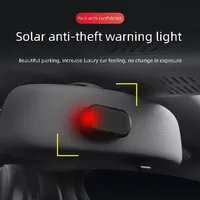 Luz de seguridad para coche, alarma ficticia simulada con energía Solar, advertencia inalámbrica, lámpara de precaución antirrobo, LED intermitente