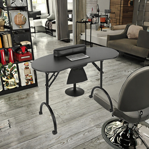 <span class=keywords><strong>Table</strong></span> à ongles <span class=keywords><strong>de</strong></span> bureau <span class=keywords><strong>de</strong></span> manucure portable moderne avec <span class=keywords><strong>aspirateur</strong></span> pour une utilisation dans le centre commercial Design promotionnel élégant - Product Image 2