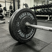 Plaques de musculation en caoutchouc pour la salle de sport et la remise en forme à domicile